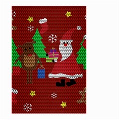 Ugly Christmas Sweater Small Garden Flag (two Sides) by Valentinaart