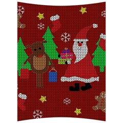 Ugly Christmas Sweater Back Support Cushion by Valentinaart