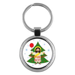 Jesus - Christmas Key Chains (round) 