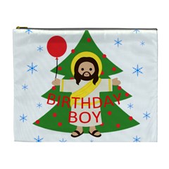 Jesus - Christmas Cosmetic Bag (xl) by Valentinaart