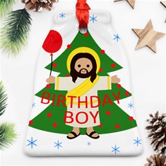 Jesus - Christmas Bell Ornament (two Sides) by Valentinaart