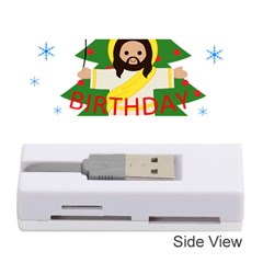 Jesus - Christmas Memory Card Reader (stick)  by Valentinaart