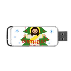 Jesus - Christmas Portable Usb Flash (two Sides) by Valentinaart