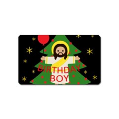 Jesus - Christmas Magnet (name Card) by Valentinaart