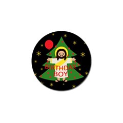 Jesus - Christmas Golf Ball Marker (4 Pack) by Valentinaart