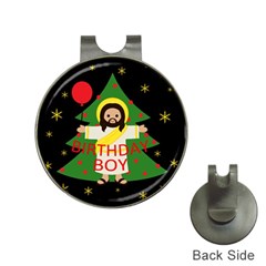 Jesus - Christmas Hat Clips With Golf Markers by Valentinaart