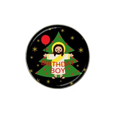 Jesus - Christmas Hat Clip Ball Marker (4 Pack) by Valentinaart