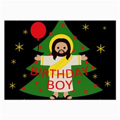 Jesus - Christmas Large Glasses Cloth by Valentinaart