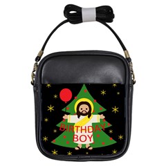 Jesus - Christmas Girls Sling Bags by Valentinaart