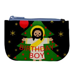 Jesus - Christmas Large Coin Purse by Valentinaart