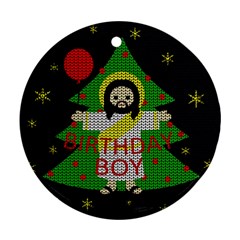 Jesus - Christmas Ornament (round) by Valentinaart