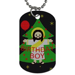 Jesus - Christmas Dog Tag (one Side) by Valentinaart