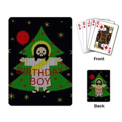 Jesus - Christmas Playing Card by Valentinaart