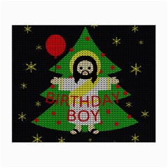 Jesus - Christmas Small Glasses Cloth (2-side) by Valentinaart