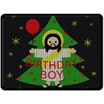 Jesus - Christmas Fleece Blanket (Large)  80 x60  Blanket Front