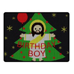 Jesus - Christmas Fleece Blanket (small)