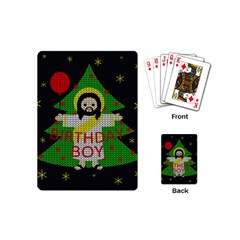 Jesus - Christmas Playing Cards (mini)  by Valentinaart