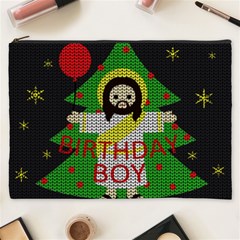 Jesus - Christmas Cosmetic Bag (xxxl)  by Valentinaart