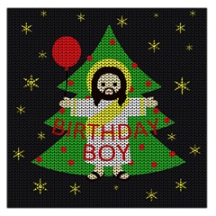 Jesus - Christmas Large Satin Scarf (square) by Valentinaart