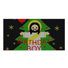 Jesus - Christmas Satin Shawl by Valentinaart