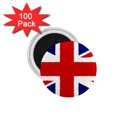 Union Jack Pencil Art 1 75  Magnets (100 Pack)  by picsaspassion