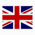 Union Jack Pencil Art Small Glasses Cloth Front