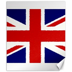 Union Jack Pencil Art Canvas 20  X 24   by picsaspassion