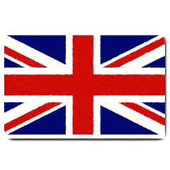 Union Jack Pencil Art Large Doormat  by picsaspassion