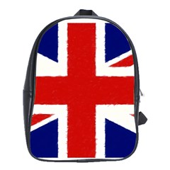 Union Jack Pencil Art School Bag (large) by picsaspassion