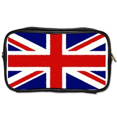 Union Jack Pencil Art Toiletries Bags by picsaspassion