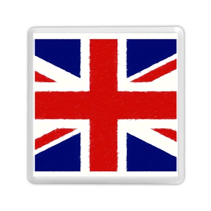 Union Jack Pencil Art Memory Card Reader (Square) 