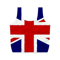 Union Jack Pencil Art Full Print Recycle Bags (m)  by picsaspassion