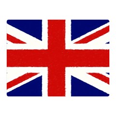 Union Jack Pencil Art Double Sided Flano Blanket (mini)  by picsaspassion