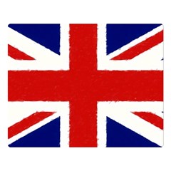 Union Jack Pencil Art Double Sided Flano Blanket (large)  by picsaspassion