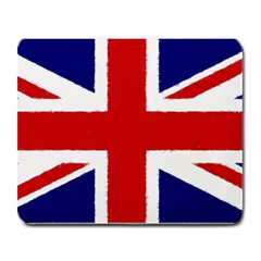 Union Jack Watercolor Drawing Art Large Mousepads by picsaspassion