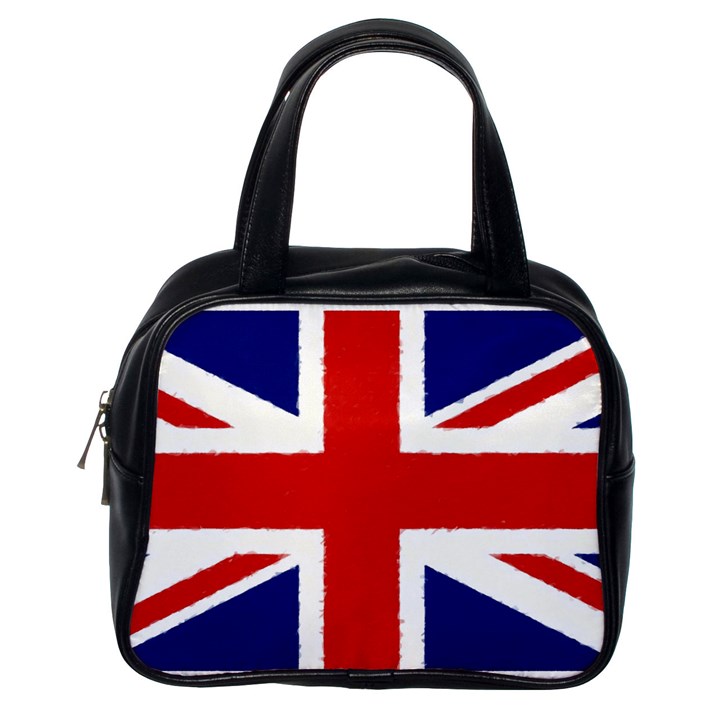 Union Jack watercolor drawing art Classic Handbags (One Side)