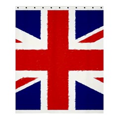 Union Jack Watercolor Drawing Art Shower Curtain 60  X 72  (medium)  by picsaspassion