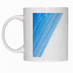 France Flag, Banner Watercolor Painting Art White Mugs by picsaspassion