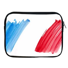 France Flag, Banner Watercolor Painting Art Apple Ipad 2/3/4 Zipper Cases by picsaspassion