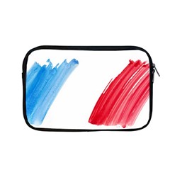 France Flag, Banner Watercolor Painting Art Apple Macbook Pro 13  Zipper Case by picsaspassion