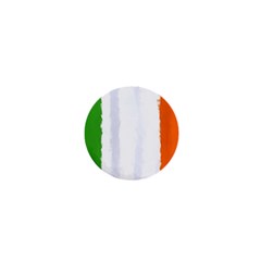 Flag Ireland, Banner Watercolor Painting Art 1  Mini Buttons by picsaspassion