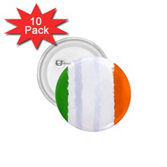 Flag Ireland, Banner Watercolor Painting Art 1 75  Buttons (10 Pack) by picsaspassion