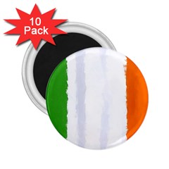 Flag Ireland, Banner Watercolor Painting Art 2 25  Magnets (10 Pack)  by picsaspassion