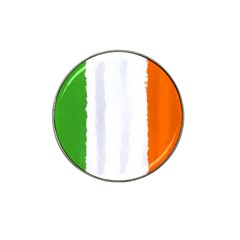 Flag Ireland, Banner Watercolor Painting Art Hat Clip Ball Marker by picsaspassion