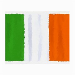 Flag Ireland, Banner Watercolor Painting Art Small Glasses Cloth by picsaspassion