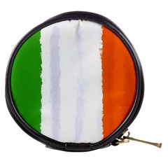 Flag Ireland, Banner Watercolor Painting Art Mini Makeup Bags by picsaspassion