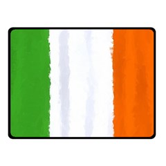 Flag Ireland, Banner Watercolor Painting Art Fleece Blanket (small)