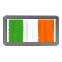 Flag Ireland, Banner Watercolor Painting Art Memory Card Reader (mini) by picsaspassion