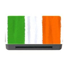 Flag Ireland, Banner Watercolor Painting Art Memory Card Reader With Cf by picsaspassion