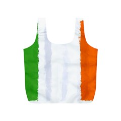 Flag Ireland, Banner Watercolor Painting Art Full Print Recycle Bags (s)  by picsaspassion